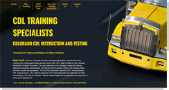 Desktop Screenshot of cdltrainingspecialist.com