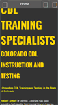 Mobile Screenshot of cdltrainingspecialist.com